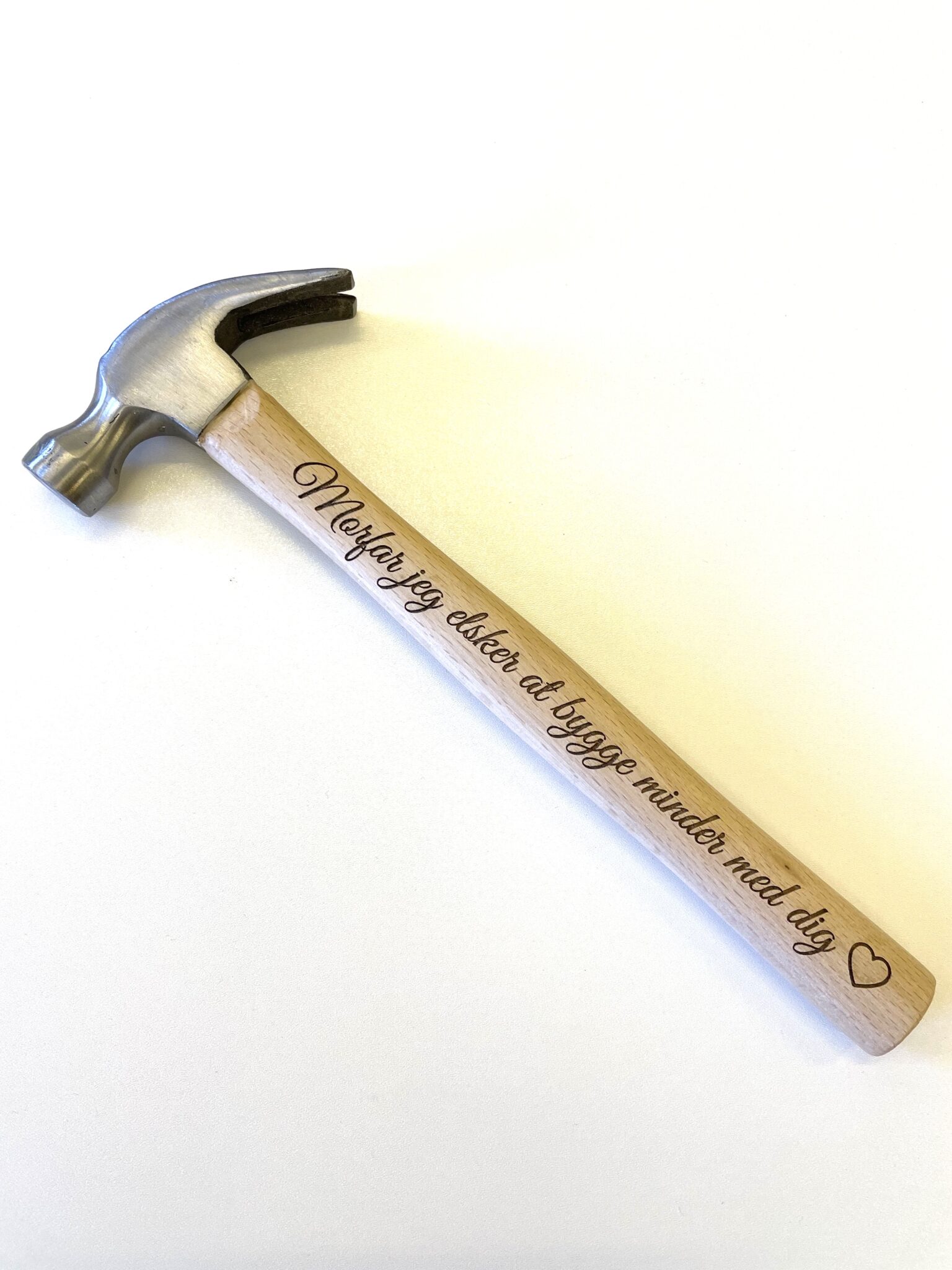 Hammer med valgfri tekst Designluksus